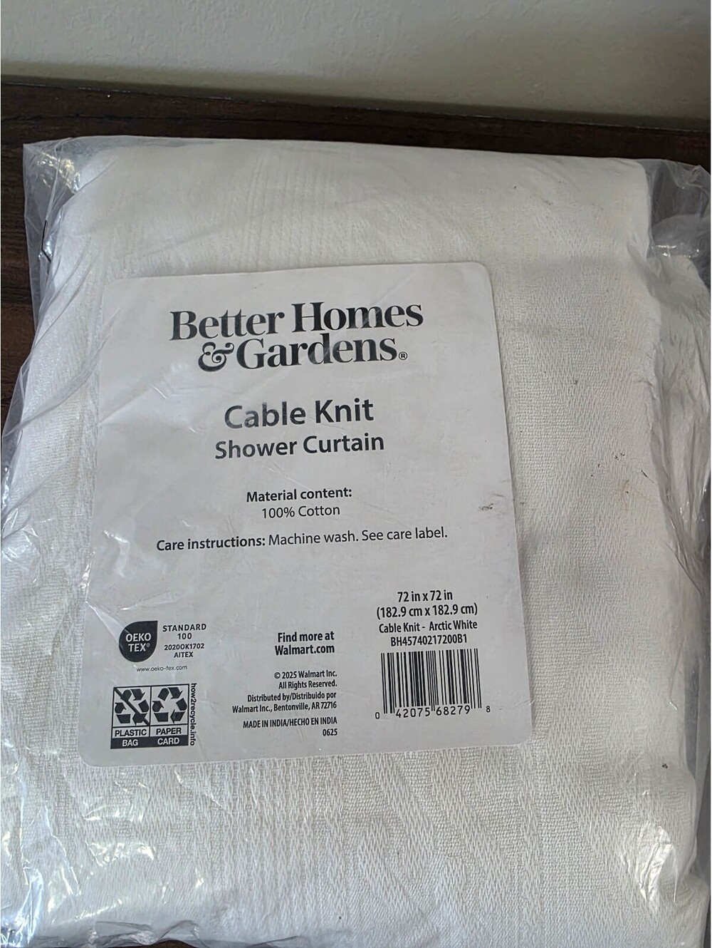White Shower Curtain